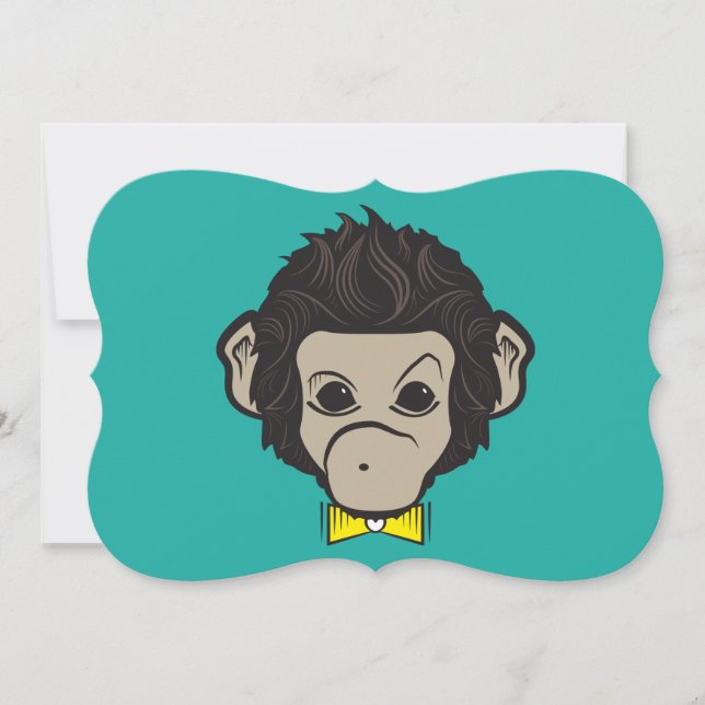 monkey identica invitation (Front)