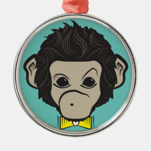 monkey identica metal tree decoration