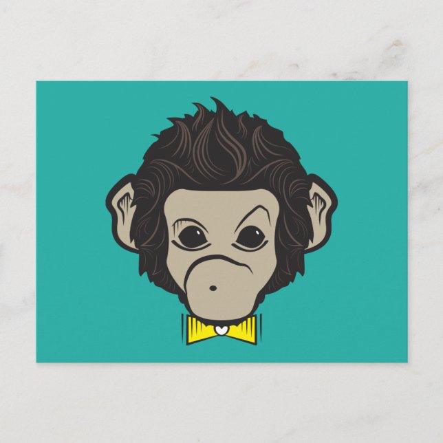 monkey identica postcard (Front)