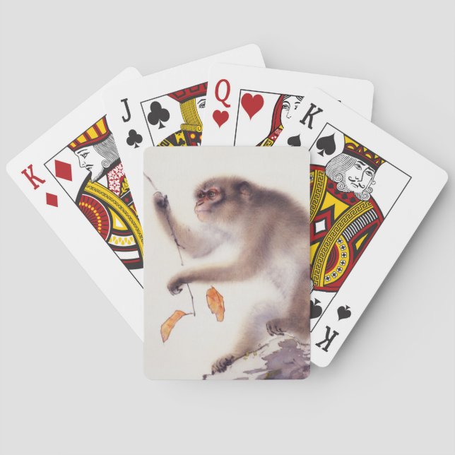 Monkey in a Persimmon Tree Playing Cards (Back)