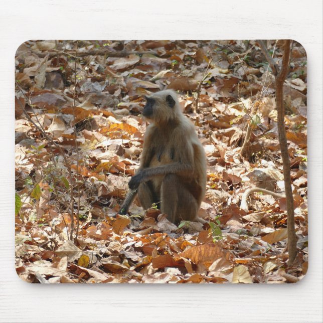 Monkey in Dry Season Mouse Mat (Front)