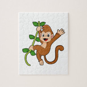 Monkey in the Jungle Jigsaw Puzzle