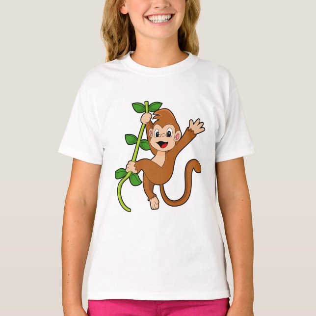 Monkey in the Jungle T-Shirt (Front)