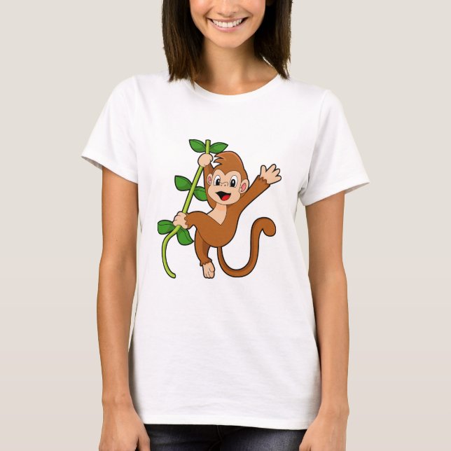Monkey in the Jungle T-Shirt (Front)