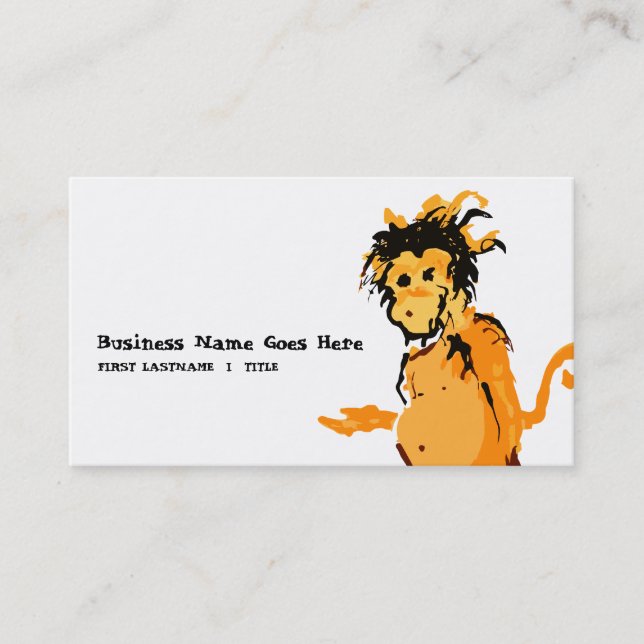 monkey ink business card (Front)