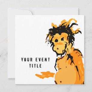 monkey ink invitation