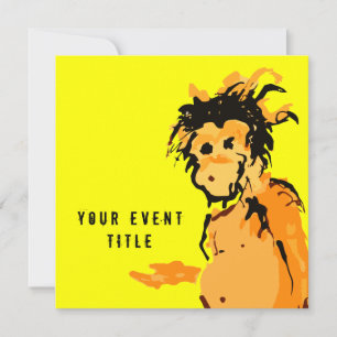 monkey ink invitation