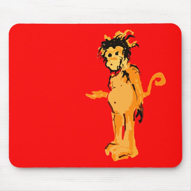 monkey ink mouse mat (Front)