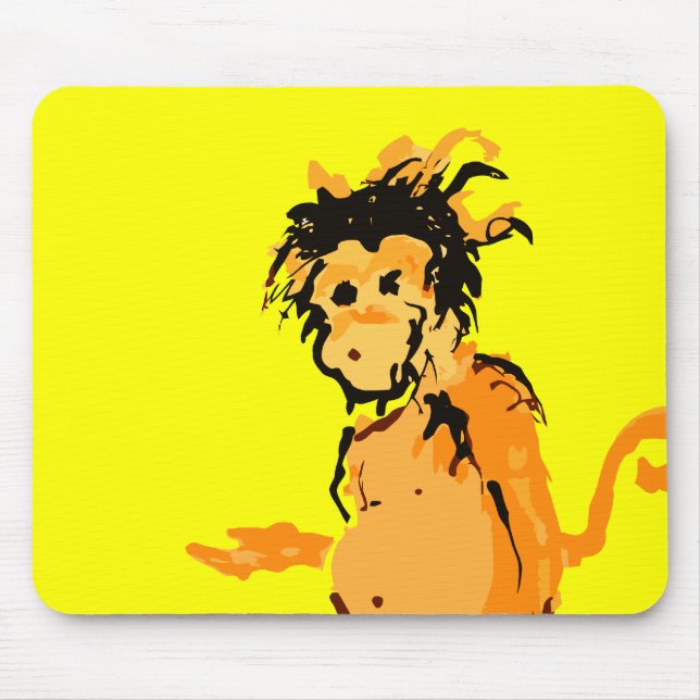 monkey ink mouse mat (Front)