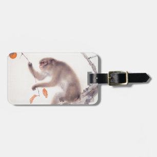 Monkey Japanese Painting Chinese Zodiac Luggage T Tag