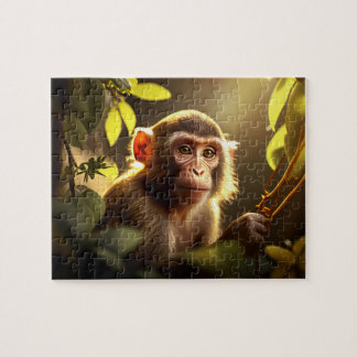 Monkey Jigsaw Puzzle - Jungle