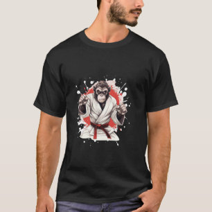 Monkey Karate Animal Fighter Judo T-Shirt
