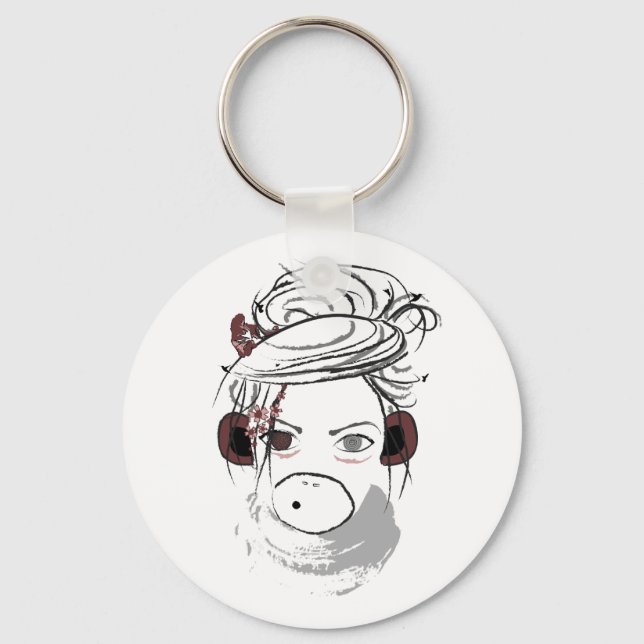 monkey. key ring (Front)
