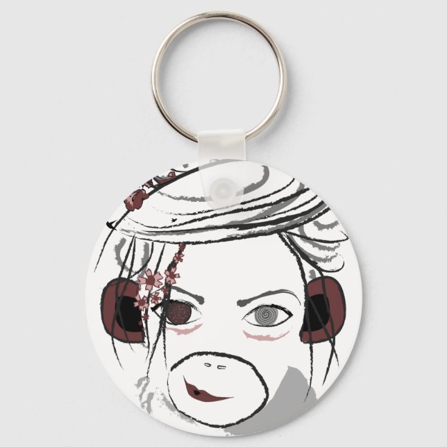 monkey. key ring (Front)