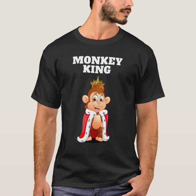 Monkey King Boys Monkey  Mens Monkey 1 T-Shirt (Front)