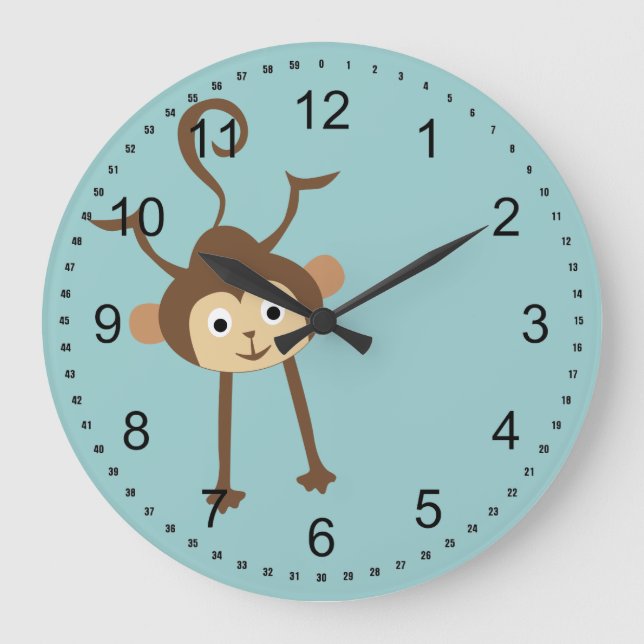 Monkey Large Clock (Front)