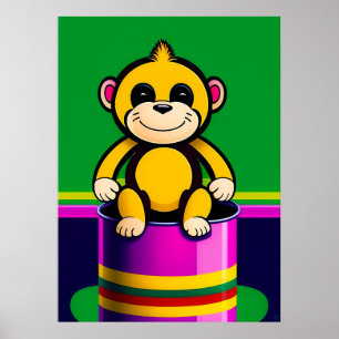 Monkey - Large Kid's Print
