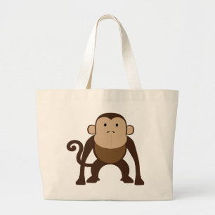 Monkey Large Tote Bag