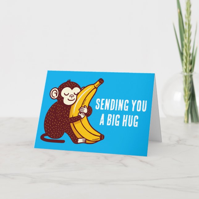 Monkey Love Banana Card (Front)