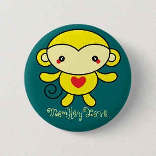 Monkey Love button
