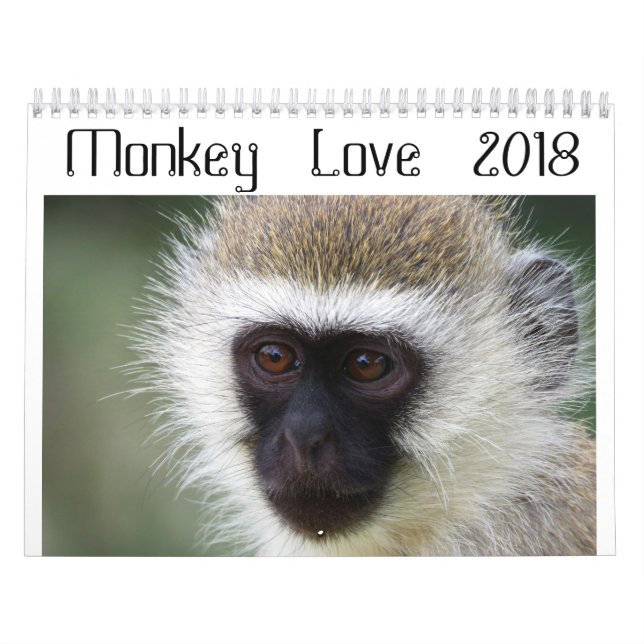 Monkey Love Calendar 2018 (Cover)