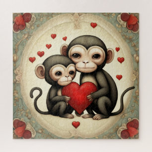 Monkey Love Jigsaw Puzzle