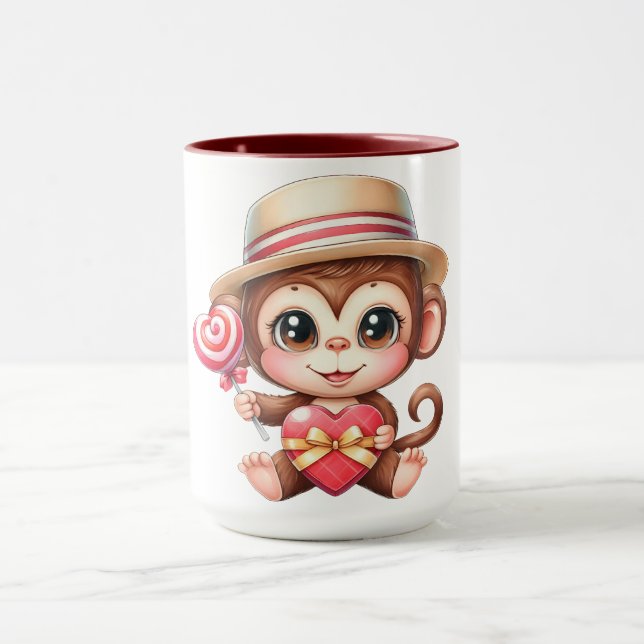 Monkey love mug (Center)