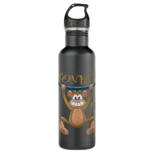 Monkey Lover Chimpanzee Zoo Animal Cute Monkey 710 Ml Water Bottle
