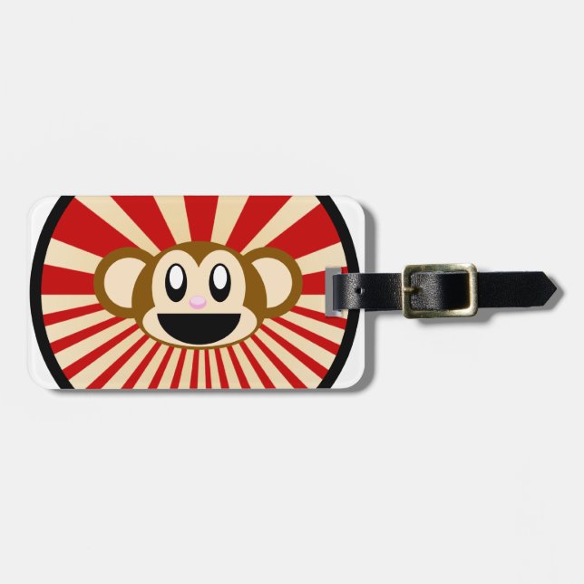 Monkey! Luggage Tag (Front Horizontal)