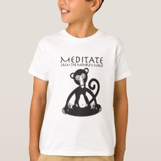 Monkey meditating yoga T-Shirt