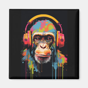 Monkey Music Art Monkey Art Monkey Gallery Art Magnet