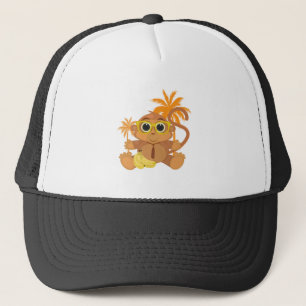 Monkey Nerd Trucker Hat