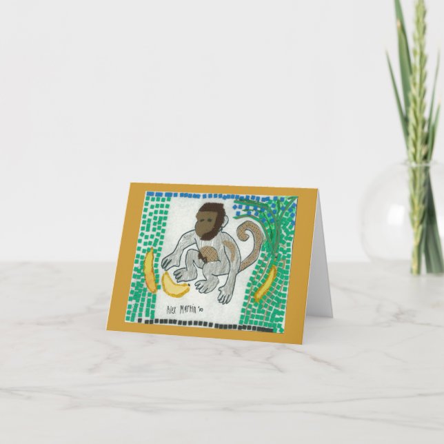 Monkey Notecard (Front)