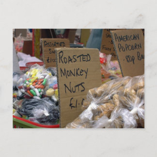Monkey Nuts Postcard