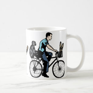 Monkey On Bike Coffee Mug