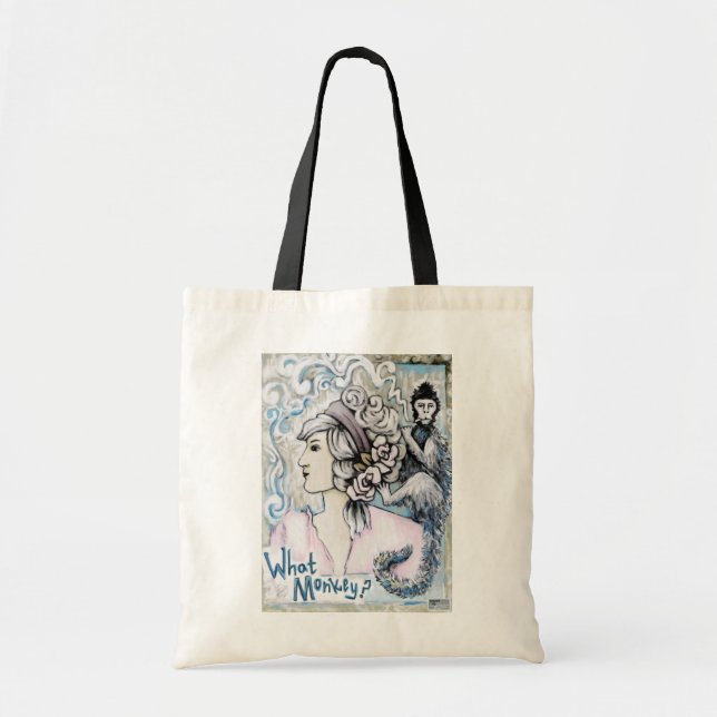 Monkey On my Back, Art Products Tote Bag (Front)