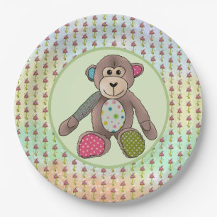 monkey paper plate