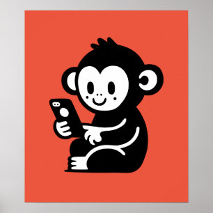 Monkey Phone Poster