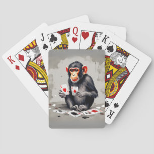 MONKEY PLAYING CARDS
