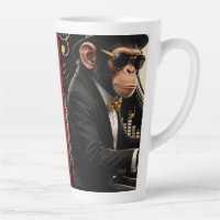 Monkey Playing Piano Music Poster – I Am Music