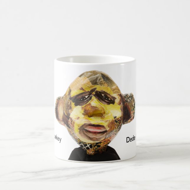 Monkey Portrait Coffee Mug (Center)