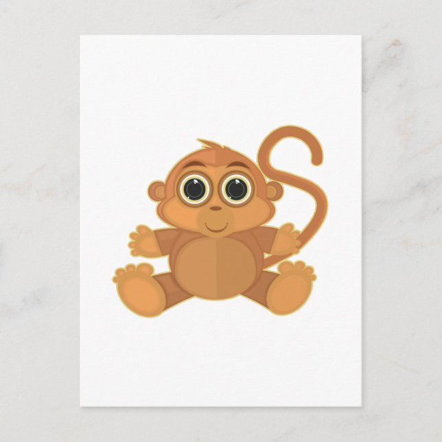 Monkey Postcard (Front)