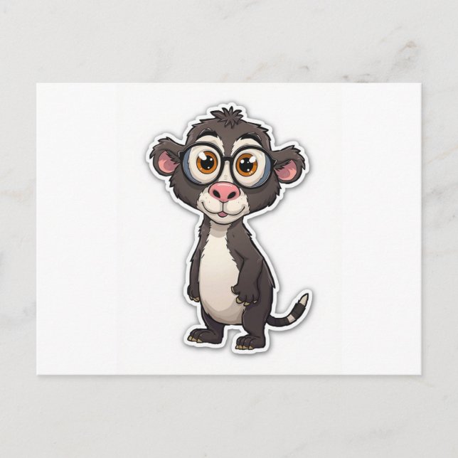 monkey postcard (Front)