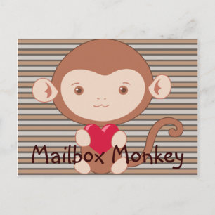 Monkey Postcard
