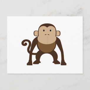 Monkey Postcard