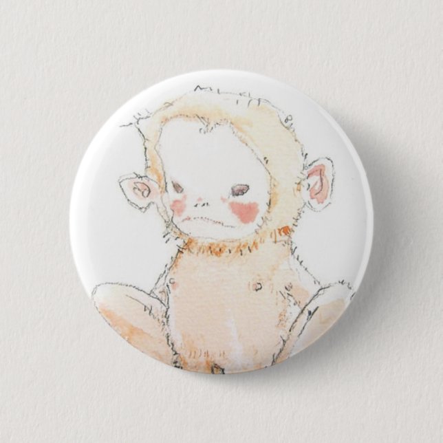Monkey Pout Button (Front)