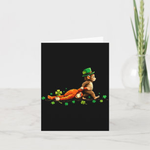 Monkey punch meme little punch toy st patricks day card