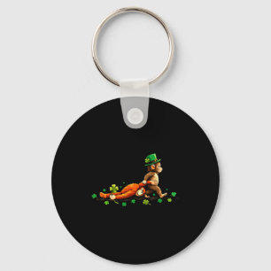 Monkey punch meme little punch toy st patricks day key ring