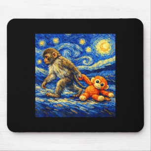 Monkey punch team punch baby monkey mouse mat