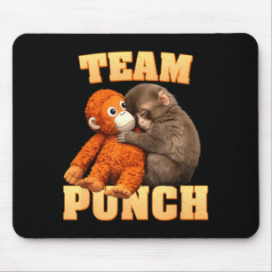 Monkey punch team punch mouse mat